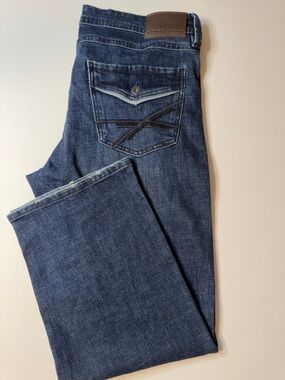 EUC TK Axel Jeans Mens 38x30 Slim Bootcut Jeans (KB5)